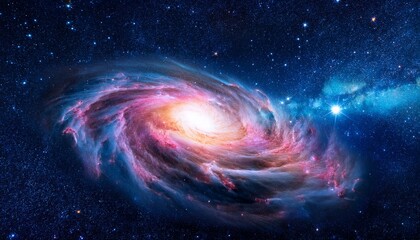 Obraz premium nebula cosmos universe colors patterns celestial space starlight astronomy stars galactic beauty gases exploration cosmic glowing astronomical spiral wonder science infinity ether