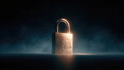 Glowing lock symbolizing data privacy and security awareness for data privacy day