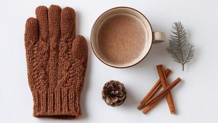 Hygge Winter Coffee Scene