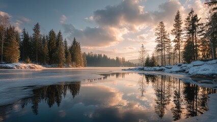 Winter Serenity in Nature