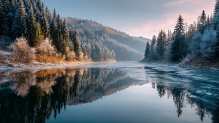 Calm Winter Morning Nature