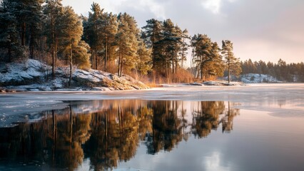 Cold Season Scenic View