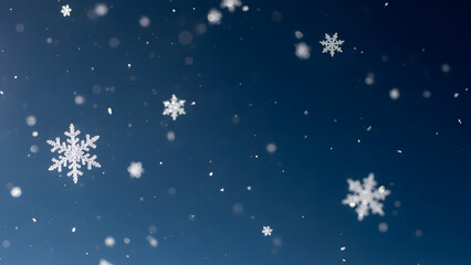 Golden stars scattered on green background for festive decoration  