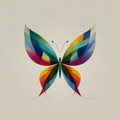 Luminous Butterfly Emblem