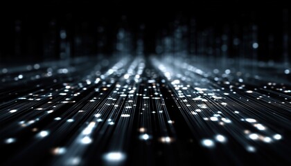 Cutting-Edge Technology And Ai: Data Transfer, Database, Business, Finance, Llm, Large Language Model. Abstract Approach To Artificial Intelligence.