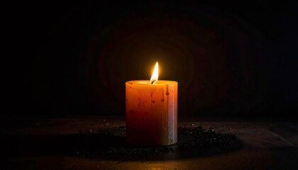 Golden honey jar with dipper in outdoor field