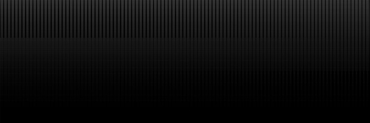 Sleek black background with vertical stripes. The black background has a subtle textured pattern, enhancing its modern, elegant black style. Digital background vector. Black background.