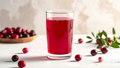 Cranberry Juice Glass