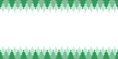 Obramowanie z choinkami. © EmBer_graphic