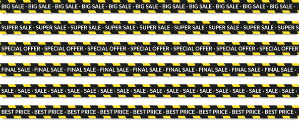 Wstążki promocyjne. Zestaw szarf do baner&oacute;w.