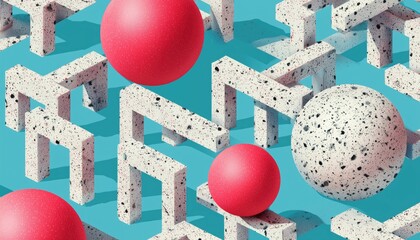 Retro 1980s Design Pattern: A Timeless Look That Captures The Essence Of The 1980s Era. Classic And Stylish.