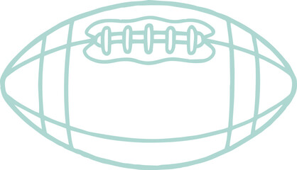 American Football Outline Icon