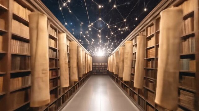 Journey Through the Cosmic Library: Knowledge, Exploration, and Discovery.