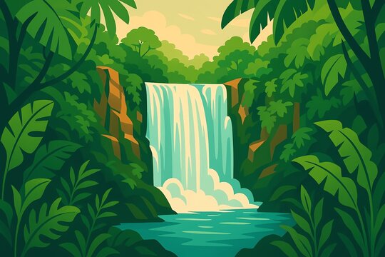 Air Terjun Tropis