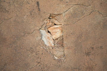 Grietas en el muro, texturas org&aacute;nicas