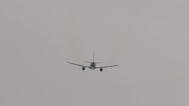 PHUKET, THAILAND - FEBRUARY 25, 2025: Commercial aircraft Sichuan Airlines Airbus A321, B-8961 take off, rear view. Travel concept