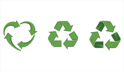 Obraz premium recycling greeen symbol arrows showing environmental sustainability