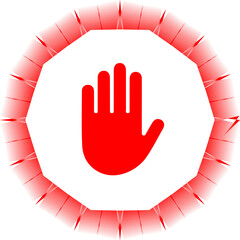 No Entry Sign &ndash; Red Prohibition Traffic Symbol Vector