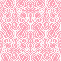 Seamless pattern with arabesques in retro style. Vector illustration.