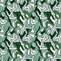 Seamless pattern with a simple abstract drawing. Vector illustration.