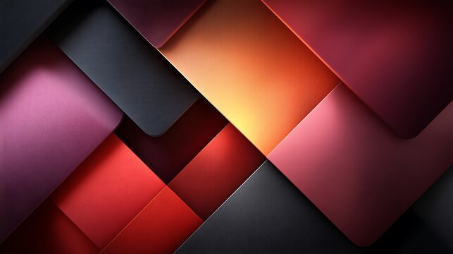 Abstract Geometric Pattern of Overlapping Rounded Rectangles in Warm Tones photo background