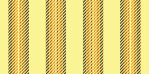 Wrnamental background texture fabric, store pattern lines seamless. Vlassic textile vertical vector stripe in yellow and orange colors.