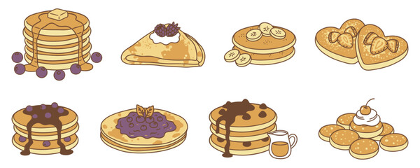Vector pancake stacks