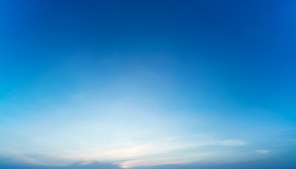 Obraz premium Blurred Abstract Background Ombre Sky Blue