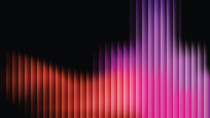 Dynamic vertical gradient stripes in red, pink, and purple hues