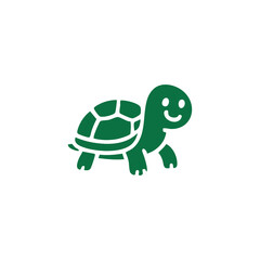 Smiling Cartoon Turtle Icon