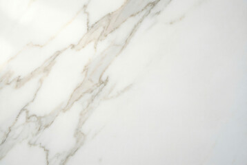 Obraz premium White marble texture with elegant grey and subtle brown veins