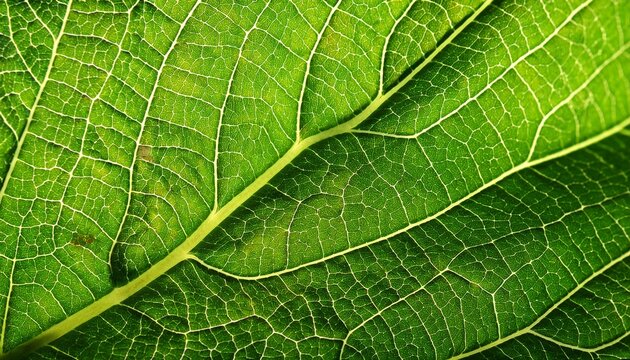 abstract closeup macro photography of green organic foliage texture leaves leaf background and design material generative ai