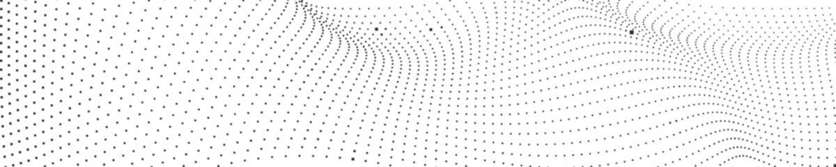 Light Halftone Wave Mesh Pattern for Minimal Posters, Clean Backgrounds, Tech Layouts, Abstract Design Elements vector illustration