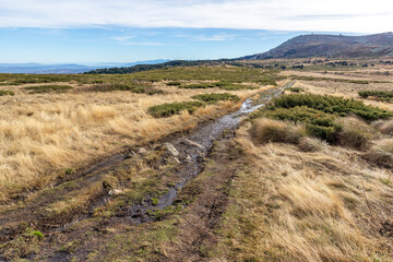 Landscape of Vitosha Mountain near Kamen Del peak, Bulgaria