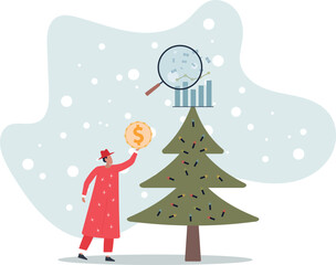 Financial market, investment earning or money management analysis, economic growth, stock exchange market report concept.life and employment of people.