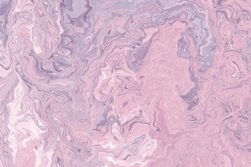 Fototapeta premium Abstract fluid art background with soft pastel swirls of pink and lavender.