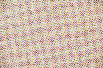 Multicolour CMYK Halftone Texture on Light Paper