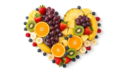 Sweet colorful fruit-flavored candies isolated on a white background, a fresh red and green dessert
