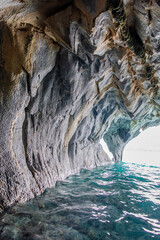 marble caves patagonia chile