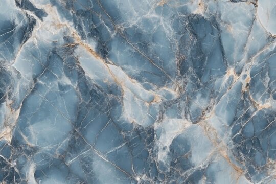 Elegant Blue Veined Marble Texture, Luxurious Surface for Interior Design and Wall Applications