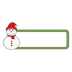 Christmas Candy Cane Border Illustration