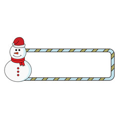 Christmas Candy Cane Border Illustration
