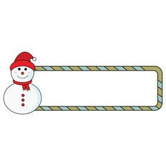 Christmas Candy Cane Border Illustration