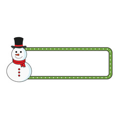 Christmas Candy Cane Border Illustration