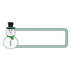 Christmas Candy Cane Border Illustration