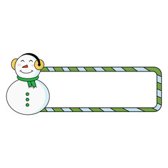 Christmas Candy Cane Border Illustration