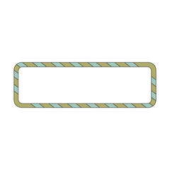Christmas Candy Cane Border Illustration