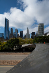 downtown chicago downtown skyscrapers