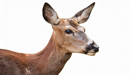 Obraz premium Roe Deer Animal On Isolated Background