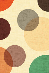 和柄　カラフル　模様　背景